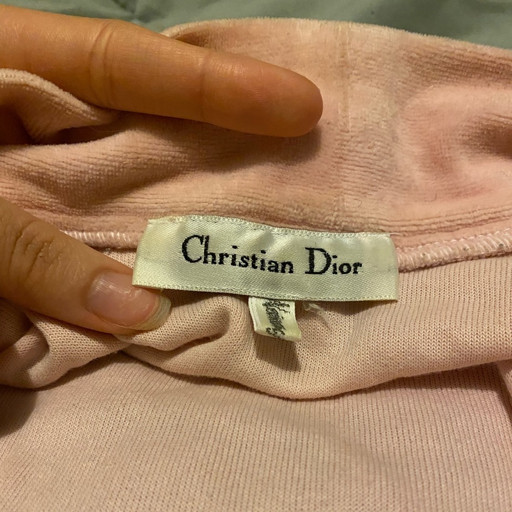 Baby Pink Velour Robe - Picture 4 of 5